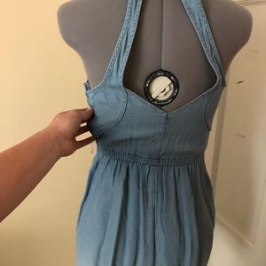 American Eagle Blue Romper